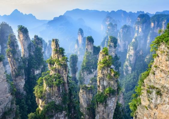 張家界景點地圖