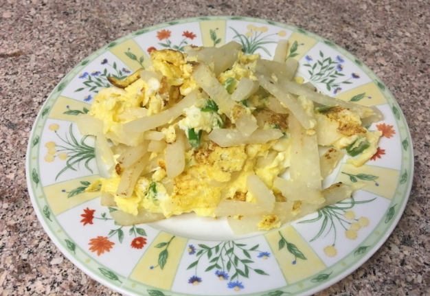 豆薯炒蛋做法 豆薯炒蛋做法