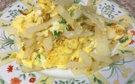 豆薯炒蛋做法 豆薯炒蛋做法