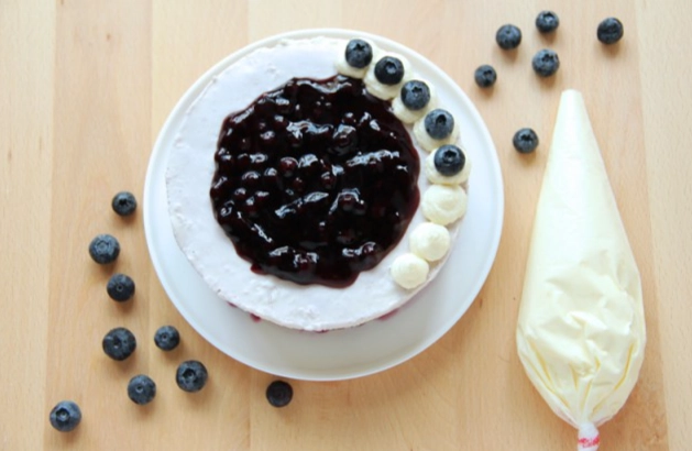 藍莓甜點自製