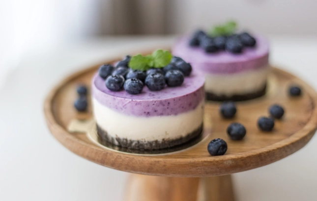 藍莓甜點自製