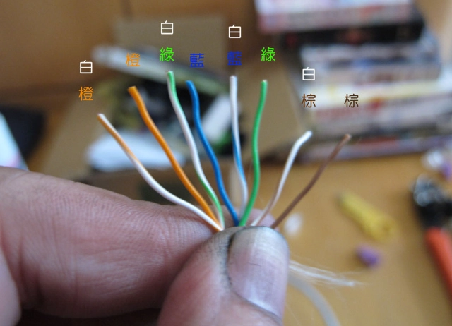 網路線水晶頭接法 網路線水晶頭接法