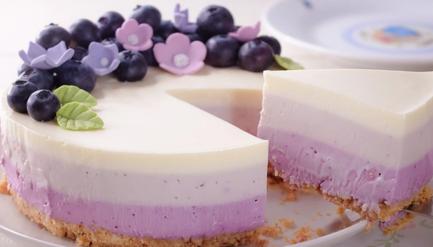 藍莓芝士蛋糕食譜免焗 藍莓芝士蛋糕食譜免焗