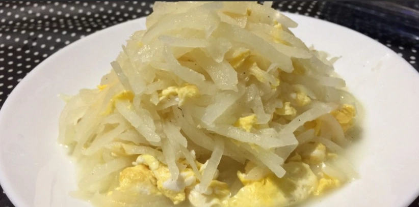 豆薯炒蛋 豆薯炒蛋